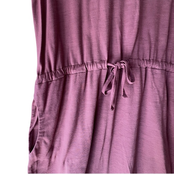 COLUMBIA | NWOT SLEEVELESS DRAWSTRING WAIST DRESS OUTDOOR TRAVEL MAUVE | XS - Picture 5 of 10